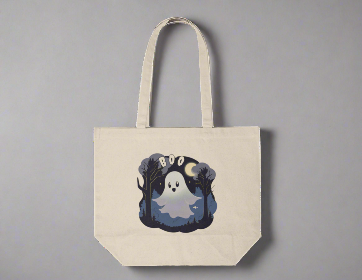 BOO! Cute Ghost Tote Bag