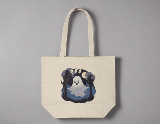 BOO! Cute Ghost Tote Bag