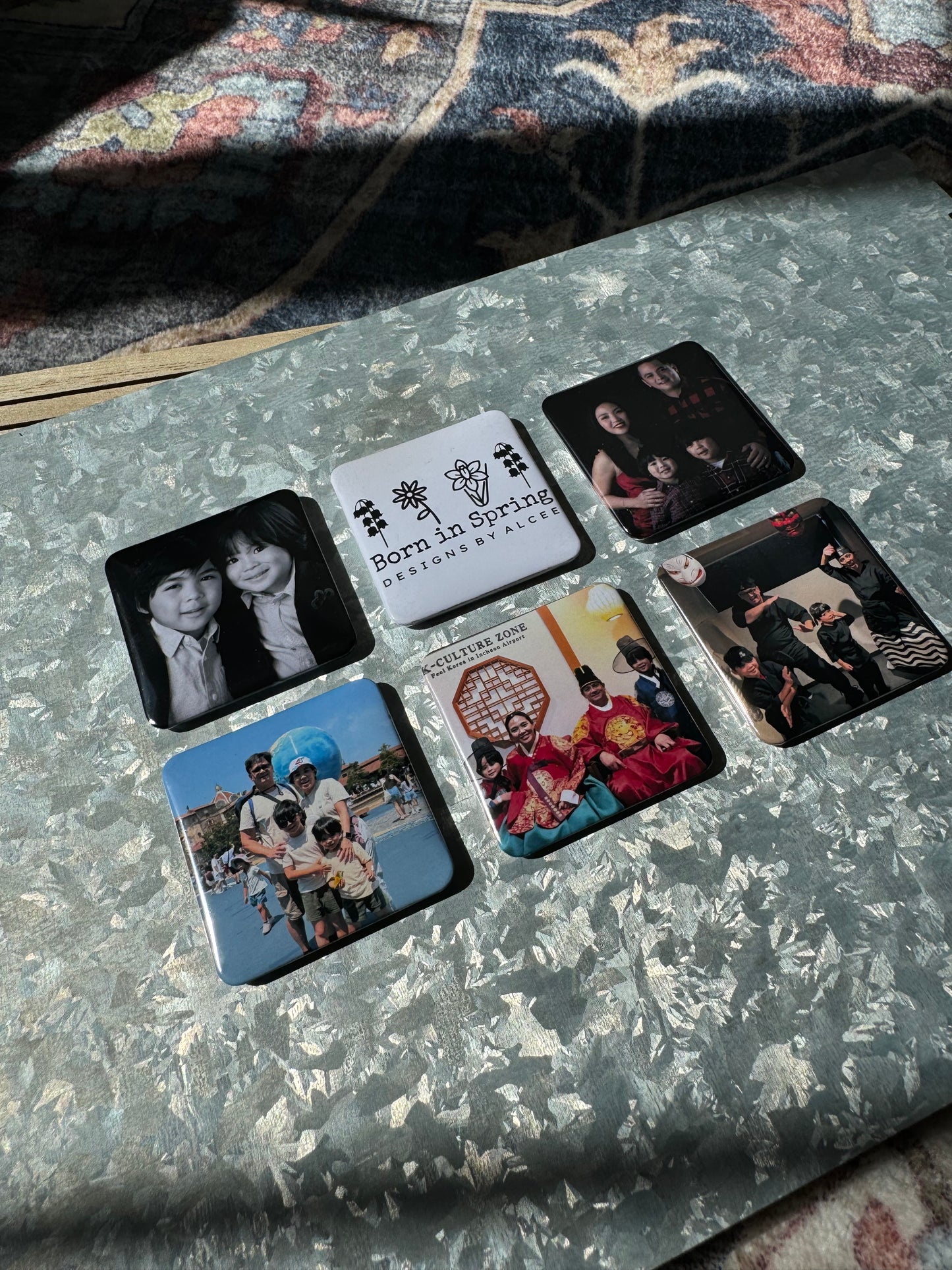 Custom Photo Magnets Set of 6